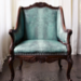 Random image: turquoise chair