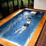 Swimming pool – get exercise, and takes little space