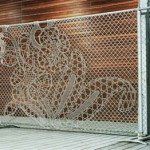 Architectural Fencing Inspires Gorgeous Wallpaper