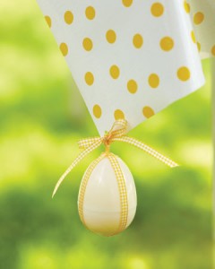 Easter egg weight for outdoor fly away tablecloths
