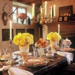 Random image: candle dinner decor