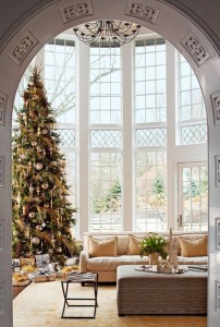 Those beautiful windows need a gorgeous tree to compliment them!
