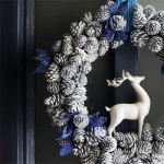 Random image: wreath holiday_white blue