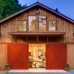 Sonoma County Redwood Barn Transformed into a Dream Studio