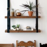 Give Life to Old Belts – DIY Recycled Leather and Wood Shelf