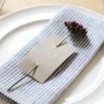 Simple DIY Craft: Custom Place Cards for your Guests
