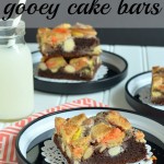Halloween and Autumn Favorite: Candy Corn Gooey Cake Bars Recipe