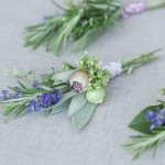 DIY Wedding Idea – Fragrant Herb Boutonnieres