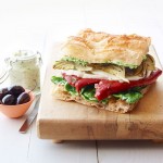 Simple Vegetable Focaccia Sandwich Recipe