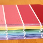 DIY Easter Craft: Easter Egg Paint Chips Garland