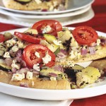 Super Bowl Snack Food – Mediterranean Inspired Pizza