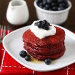 Eating Red: Valentine’s Red Velvet Pancakes Recipe