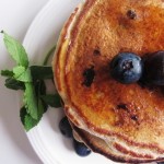 Perfect Sunday Breakfast: Whole Wheat Blueberry Pancakes