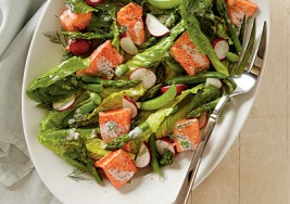 Colorful Recipe: Spring Salmon and Vegetable Salad