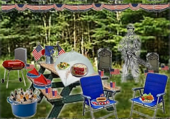 Olioboard Inspiration – Patriotic Memorial Day Picnic Celebration