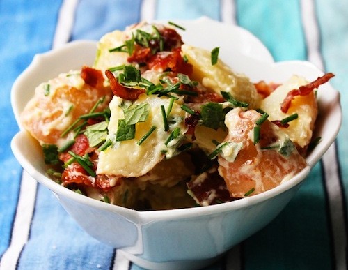 Memorial Day Side Dish: Creamy Bacon Potato Salad Recipe
