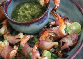 Bacon Wrapped Shrimp Recipe & 4 Summer Appetizers