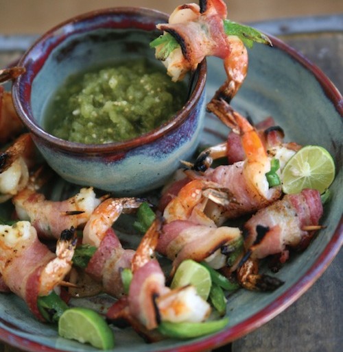 Bacon Wrapped Shrimp Recipe & 4 Summer Appetizers