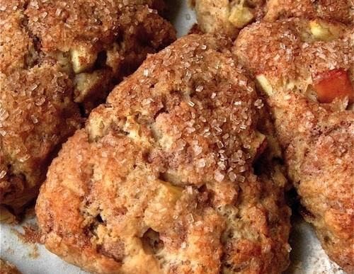 Sunday Brunch: Warm Apple Cinnamon Scones Recipe