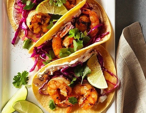 Summer Shrimp Tacos With Mango Salsa Recipe
