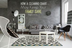 cleaning checklist black white interiors