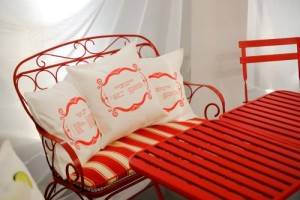 Sandra Lee welcome bench