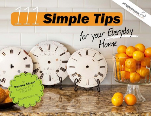 Best of 2012 – #1 – Stagetecture’s 111 Simple Home Tips Decor Ebook