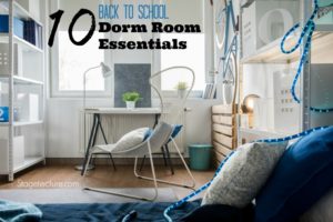 dorm room essentials