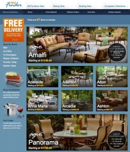 patio finder screen