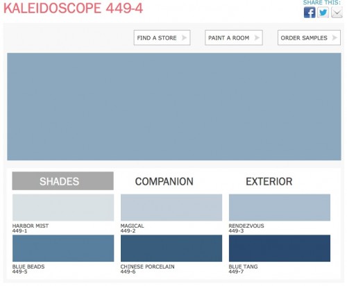 Kaliedoscope color PPG Paints