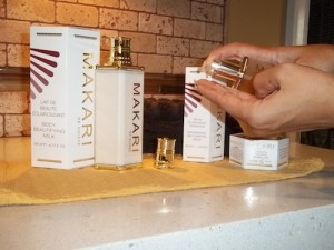 Makari_display_trying Serum