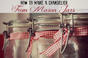 mason jar chandelier