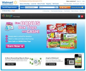 Walmart Box Tops Jingit Sign up