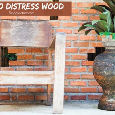 How to Distress Wood Furniture