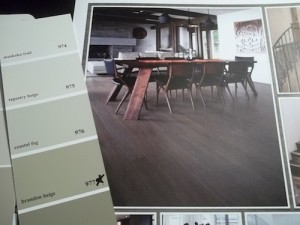 choosing paint color flooring