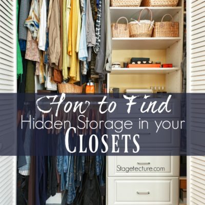 How To Find Hidden Storage In Your Reach-In Closet