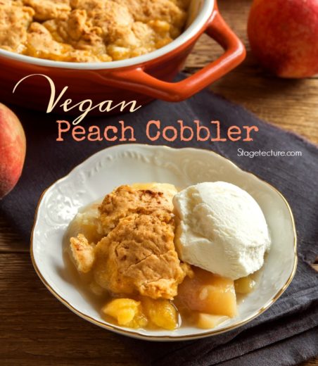 The Best Vegan Fresh Peach Cobbler Recipe