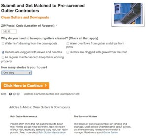 HomeAdvisor Finding contractor