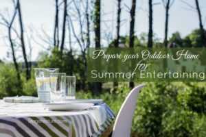 outdoor summer entertaining