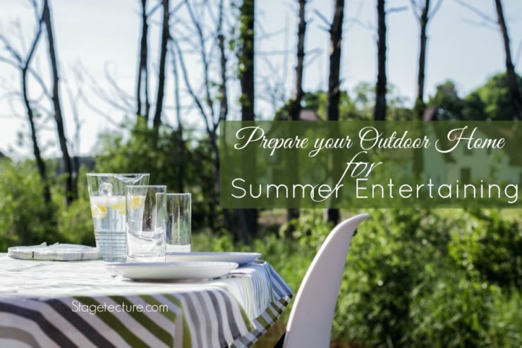 Prepare your Outdoor Garden Area for Summer Entertaining