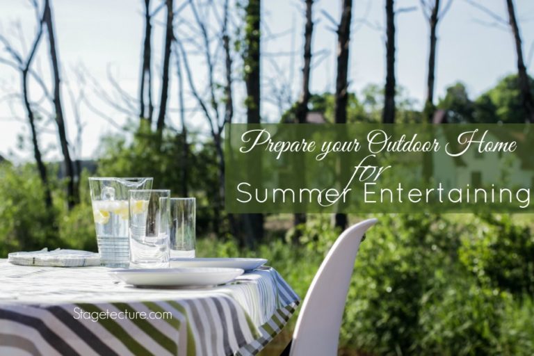 outdoor summer entertaining