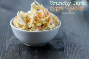 crunchy tart apple coleslaw