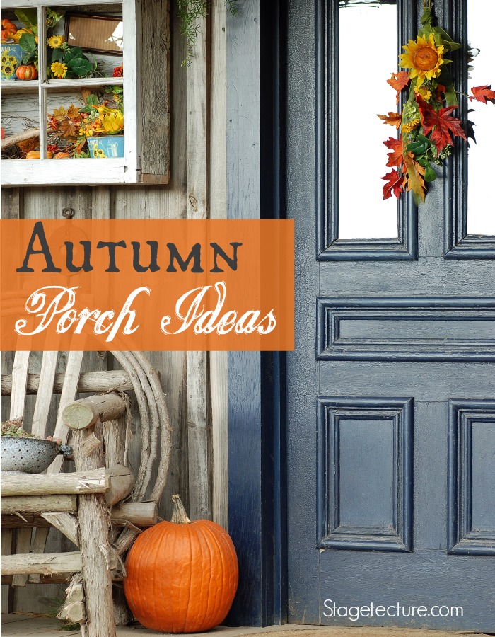Autumn porch ideas front door