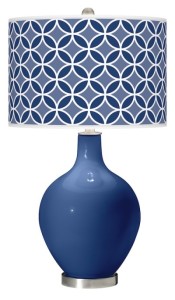 LampsPlus_Stagetecture_Monaco Blue Circle Rings Ovo Table Lamp