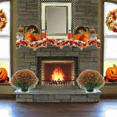 Olioboard Inspiration – Cozy Autumn Fireplace Mantle Ideas
