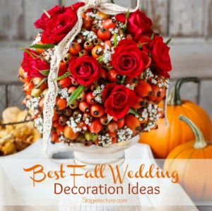 fall wedding flowers