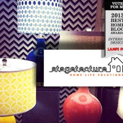 Stagetecture is Nominated! Lamps Plus 2013 Best Home Blog