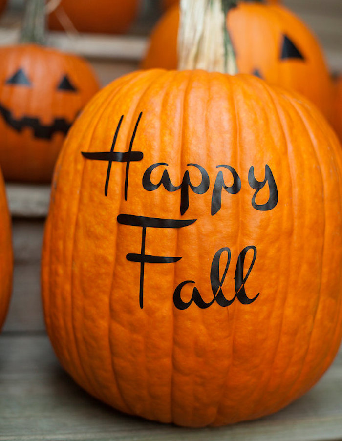 halloween pumpkin decorating decals