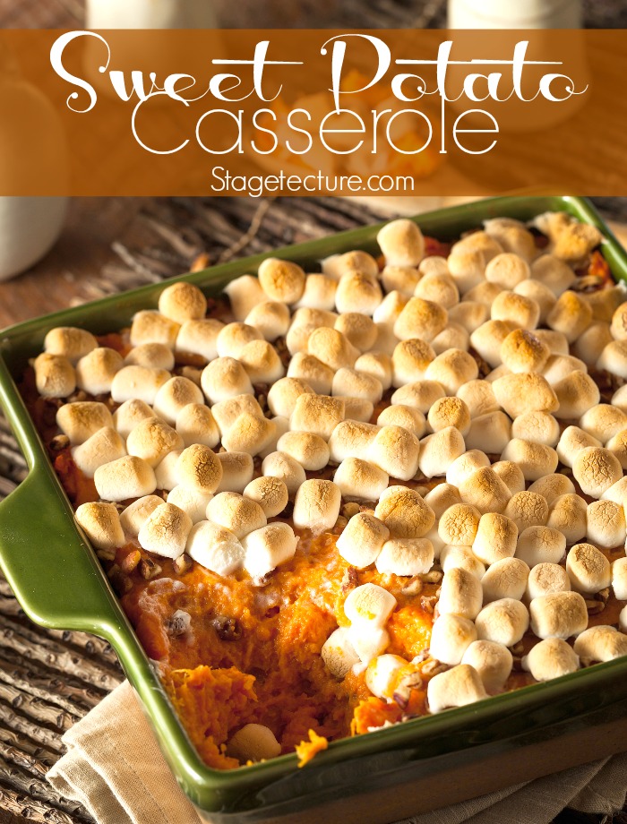 Homemade Sweet Potato Casserole for Thanksgiving