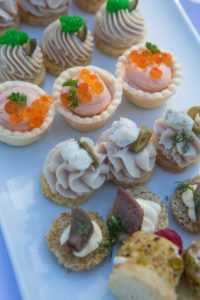 New Year's Eve Buffet Setting